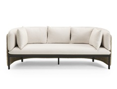 Диван трехместный esedra (ethimo) белый 191x69x81 см.