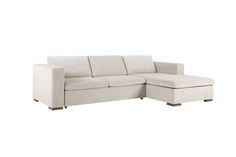 Диван vario (sits) серый 266x78x168 см.