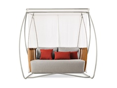 Качели с балдахином swing (ethimo) белый 205x193x133 см.