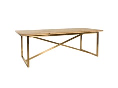 Обеденный стол «мэтр» (object desire) золотой 240x78x100 см.