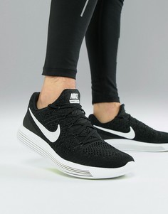 Черные кроссовки Nike Running LunarEpic Low Flyknit 2 863779-001 - Черный