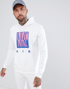 Худи белого цвета в стиле 90-х Nike AQ2539-100 - Белый