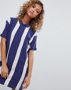 Синее платье регби в стиле колор блок Pull&Bear - Мульти Pull&;Bear