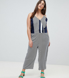 Комбинезон в полоску AX Paris Plus - Мульти