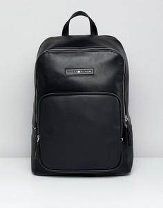 Черный рюкзак из искусственной кожи Tommy Hilfiger - Черный