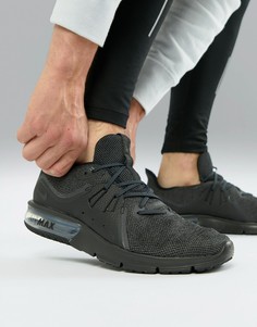 Черные кроссовки Nike Running Air Max Sequent 3 921694-010 - Черный