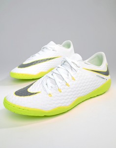 Белые кроссовки Nike Football Hypervenom Phantomx 3 AJ3814-107 - Белый