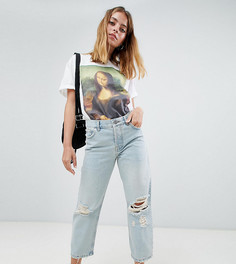 Свободные джинсы бойфренда ASOS DESIGN Petite - Синий