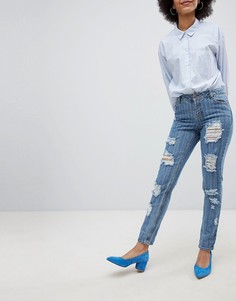 Прямые джинсы с полосками Urban Bliss - Синий