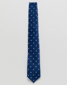Темно-синий галстук в горошек Jack & Jones - Темно-синий