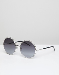 Круглые солнцезащитные очки Marc Jacobs 11/S - Серебряный