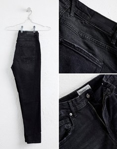Черные джинсы-морковки скинни Pull&Bear - Черный Pull&;Bear