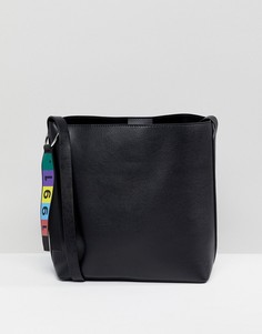 Черная сумка с цветной подвеской Pull&Bear - Черный Pull&;Bear