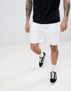 Белые трикотажные шорты Pull&Bear - Белый Pull&;Bear