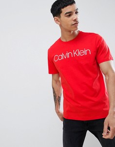 Футболка с логотипом Calvin Klein - Красный