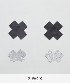Набор из 2 пар накладок на соски ASOS DESIGN - Мульти