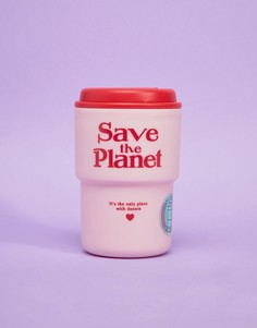 Кофейная чашка с надписью Save The Planet Reuse Me Typo - Мульти