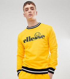 Желтый свитшот с контрастной отделкой ellesse - Желтый