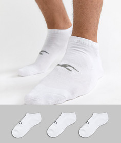 3 пары белых носков с логотипом Hollister - Белый