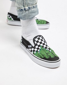 Кеды-слипоны Vans x Marvel Hulk VA38F7U44 - Мульти