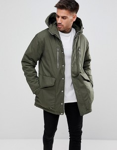 Куртка цвета хаки Pull&Bear - Зеленый Pull&;Bear