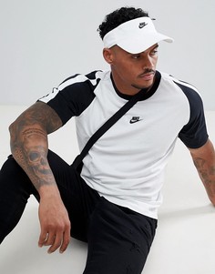 Белый козырек с логотипом Nike 919591-100 - Белый