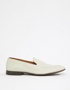 Белые кожаные лоферы Kurt Geiger - Белый