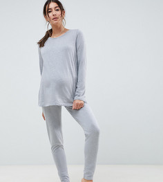 Комбинируемые пижамные леггинсы ASOS DESIGN Maternity - Серый