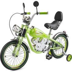 Small Rider Детский велосипед-мотоцикл Motobike Vintage, зеленый (1224958/цв 1224973)