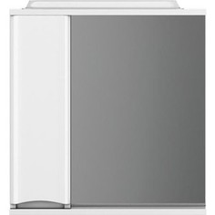 Зеркальный шкаф Am.Pm Like 80 см, с подсветкой, левый белый глянец (M80MPL0801WG) Am.Pm.
