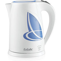 Чайник электрический BBK EK1803P, белый/голубой