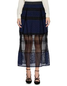 Юбка длиной 3/4 Self Portrait