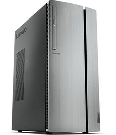 Компьютер LENOVO IdeaCentre 720-18ASU, AMD Ryzen 7 1700, DDR4 12Гб, 1000Гб, NVIDIA GeForce GTX 1050Ti - 4096 Мб, DVD-RW, CR, Windows 10, черный и серебристый [90h1004lrs]