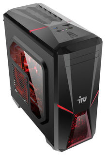 Компьютер IRU Premium 715, Intel Core i7 8700, DDR4 16Гб, 2Тб, 240Гб(SSD), NVIDIA GeForce GTX 1070 - 8192 Мб, Free DOS, черный [1063303]