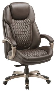 Кресло руководителя Бюрократ T-9917 (коричневый)