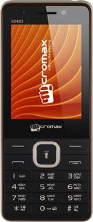 Мобильный телефон Micromax X2420 (черно-золотистый)