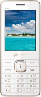 Мобильный телефон Micromax X2420 (бело-золотистый)