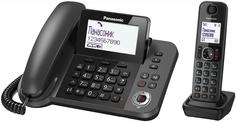 Проводной телефон Panasonic KX-TGF320 (черный)