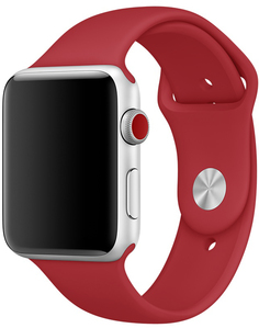 Ремешок Apple Sport SM/ML для Apple Watch 42 мм (красный)