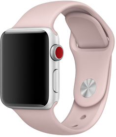 Ремешок Apple Sport SM/ML для Apple Watch 38 мм (розовый песок)