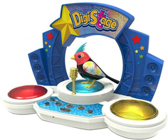 Интерактивная игрушка DigiBirds Птичка со сценой (разноцветный)