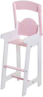 Аксессуары для кукол PAREMO Кукольный стул для кормления (розовый)