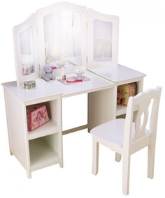 Мебель для детей KidKraft Туалетный столик "Делюкс" (белый)