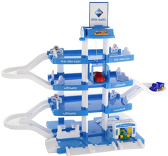 Игровой набор Wader Паркинг Aral-2 4-уровневый с автомобилями