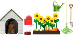 Аксессуары для домика Lundby Садовый набор с питомцем