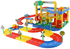 Игровой набор Wader Гараж №1 с дорогой