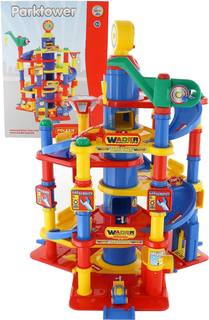 Игровой набор Wader Паркинг 7-уровневый с автомобилями