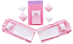 Аксессуары для домика PAREMO Набор текстиля для розовых домиков серии "Вдохновение"