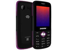 Сотовый телефон Digma Linx A242 2G Black-Purple