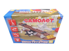 Конструктор ABtoys Самолет 54 дет. PT-00448